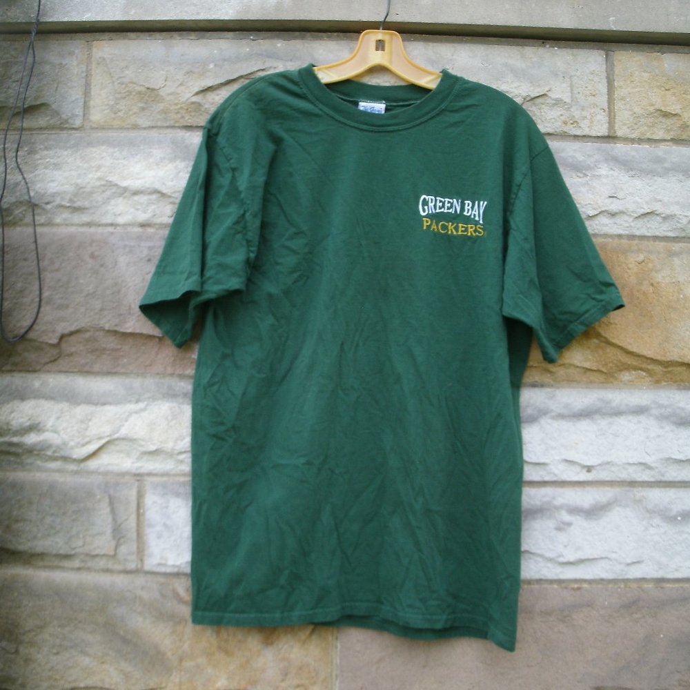 Green Bay Packers Football T-Shirt Size L